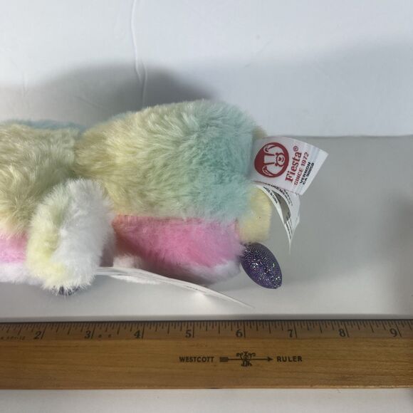 Pastel Rainbow Penguin Stuffed Animal Toy NWT - Picture 11 of 11
